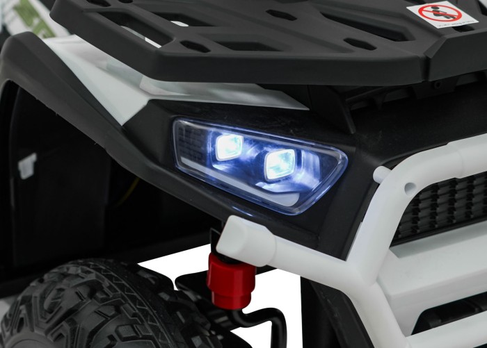 Pojazd Quad ATV Robust 01 Biały-18 7717 