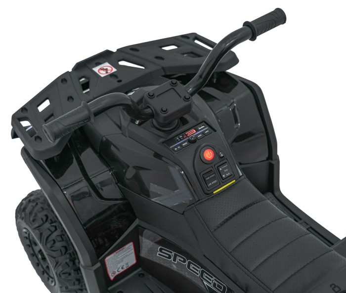 Pojazd Quad ATV Robust 01 Czarny-17 7718 