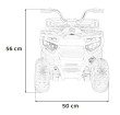 Pojazd Quad ATV Robust 01 Czarny-20 7718 