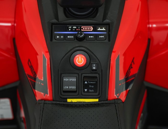 Pojazd Quad ATV Robust 01 Czerwony-18 7719 