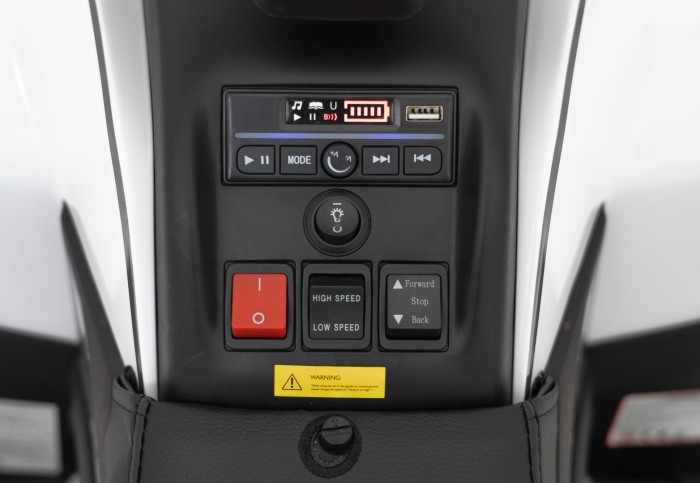 Pojazd Quad Fast Wheel Biały-19 7723 