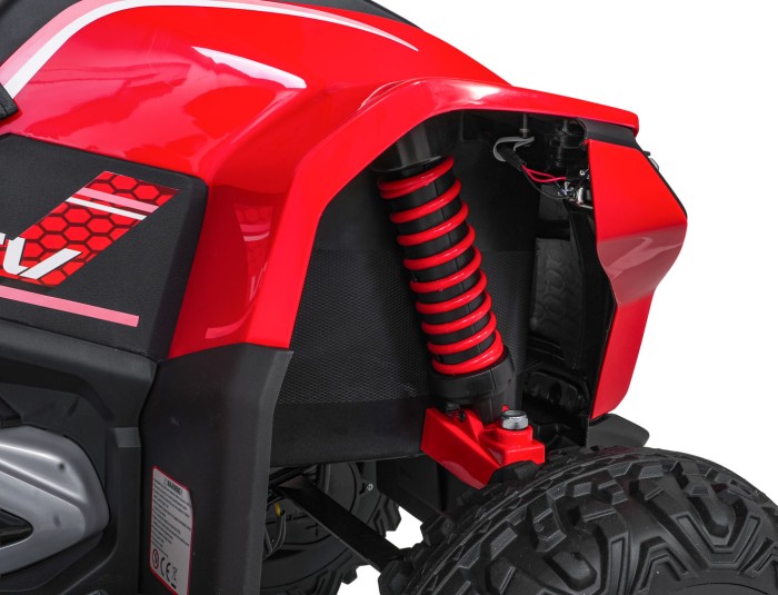 Pojazd Quad Fast Wheel Czerwony-15 7724 