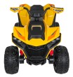 Pojazd Quad Fast Wheel Żółty-17 7725 