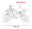 Pojazd Quad DESERT STORM LIFT Czarny-24 7728 