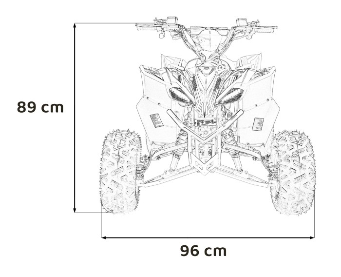 Pojazd Quad DESERT STORM LIFT Czerwony-25 7732 