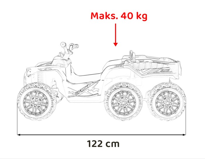 Pojazd Quad Sport TX ATV Różowy-24 7736 
