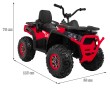 Pojazd Quad ATV Desert Czerwony-13 7737 