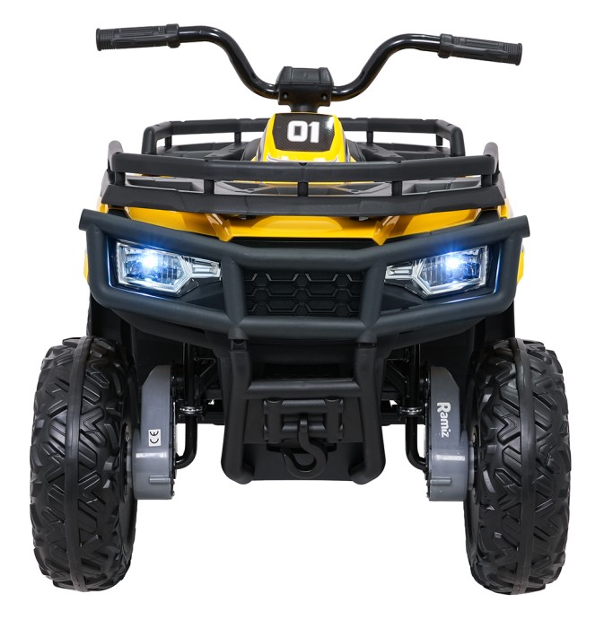 Pojazd Quad 4x4 ATV WOLF Żółty-2 7739 