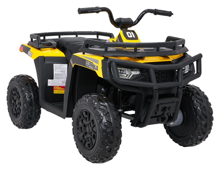 Pojazd Quad 4x4 ATV WOLF Żółty-3 7739 