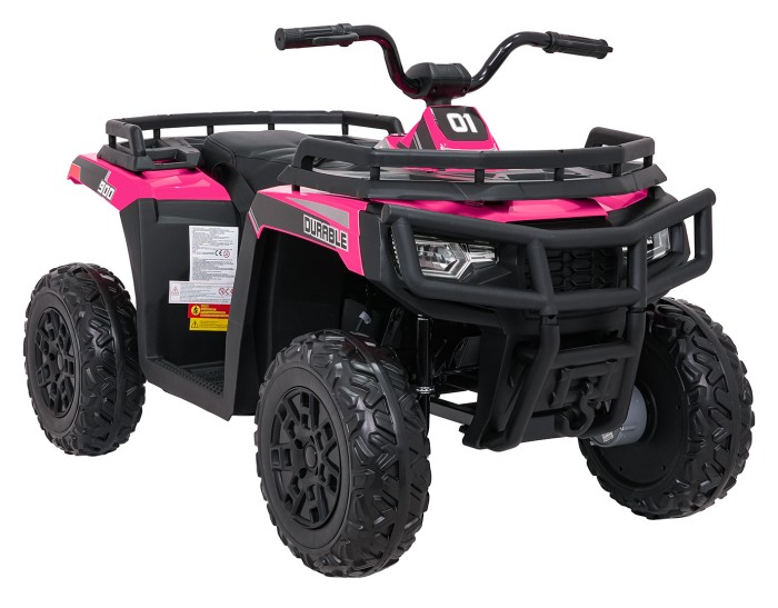 Pojazd Quad 4x4 ATV WOLF Różowy-3 7741 