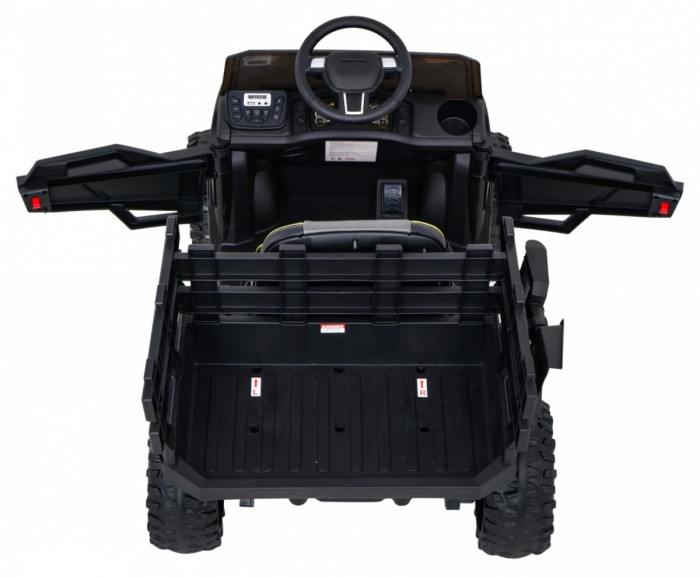 Autko Farmer Pick-up dla dzieci Czarny + Pilot + Bagażnik + Łopatka + EVA + MP3 LED-6 7742 