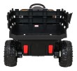 Autko Farmer Pick-up dla dzieci Czarny + Pilot + Bagażnik + Łopatka + EVA + MP3 LED-7 7742 