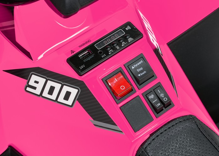 Pojazd Quad 4x4 ATV WOLF Różowy-12 7741 