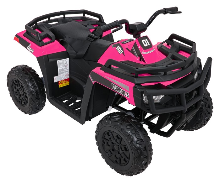 Pojazd Quad 4x4 ATV WOLF Różowy-14 7741 