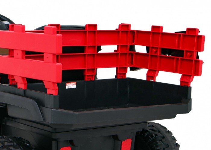 Autko Farmer Pick-up dla dzieci Czerwony + Pilot + Bagażnik + Łopatka + EVA + MP3 LED-13 7743 