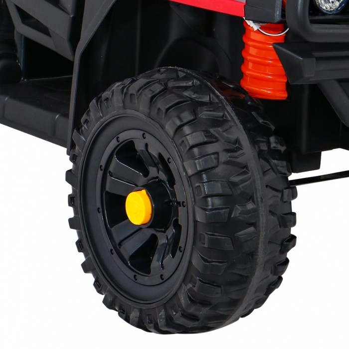 Autko Farmer Pick-up dla dzieci Czerwony + Pilot + Bagażnik + Łopatka + EVA + MP3 LED-14 7743 