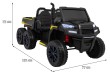 Autko Farmer Truck dla 2 dzieci Czarny + Napęd 4x4 + Pilot + Kiper + Audio LED-2 7746 