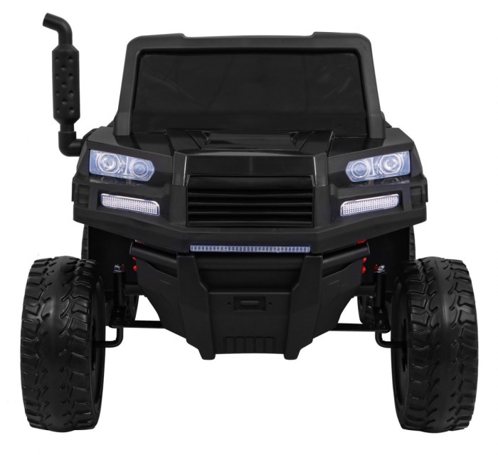 Autko Farmer Truck dla 2 dzieci Czarny + Napęd 4x4 + Pilot + Kiper + Audio LED-3 7746 