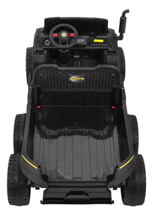 Autko Farmer Truck dla 2 dzieci Czarny + Napęd 4x4 + Pilot + Kiper + Audio LED-8 7746 