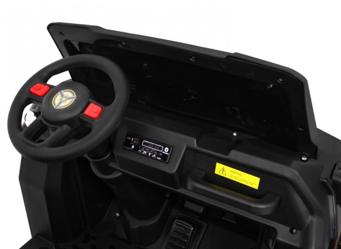 Autko Farmer Truck dla 2 dzieci Czarny + Napęd 4x4 + Pilot + Kiper + Audio LED-10 7746 