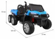 Autko Farmer Truck dla 2 dzieci Niebieski + Napęd 4x4 + Pilot + Kiper + Audio LED-2 7747 