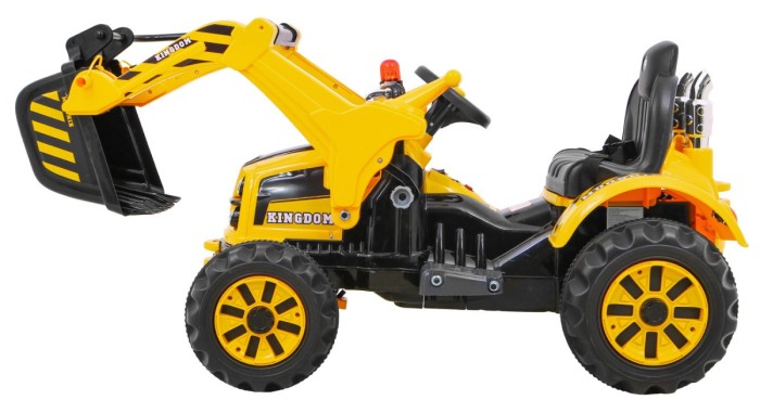 Pojazd Koparka Traktor Żółta-4 7756 