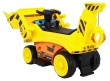 Koparka na akumulator dla dzieci Traktor Żółty + Ruchoma łyżka + Audio LED-5 7757 