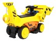 Koparka na akumulator dla dzieci Traktor Żółty + Ruchoma łyżka + Audio LED-6 7757 