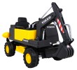 Koparka Volvo na akumulator Żółta + Ruchoma łyżka + 2 baseniki + 150 piłek + Pilot + Radio MP3 + LED-11 7758 