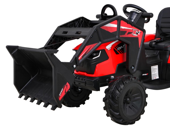 Pojazd Traktor Z Przyczepą 720-T Czerwony-4 7763 
