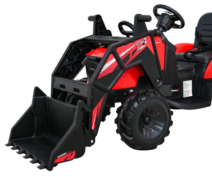 Pojazd Traktor Z Przyczepą 720-T Czerwony-5 7763 