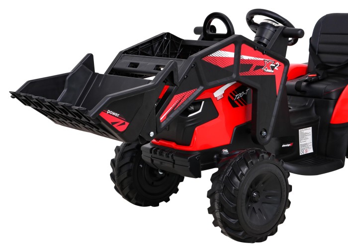 Pojazd Traktor Z Przyczepą 720-T Czerwony-6 7763 