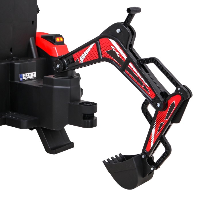 Pojazd Traktor Z Przyczepą 720-T Czerwony-9 7763 