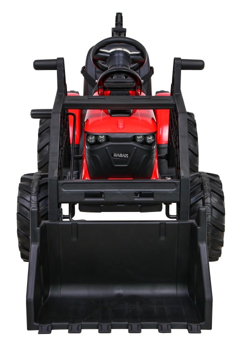 Pojazd Traktor Z Przyczepą 720-T Czerwony-17 7763 