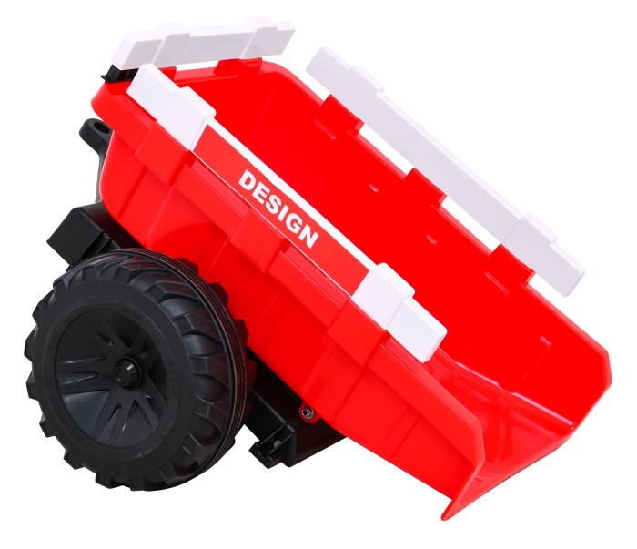 Pojazd Traktor Z Przyczepą 720-T Czerwony-19 7763 