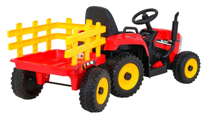 Pojazd Traktor z Przyczepą BLOW Czerwony-8 7765 