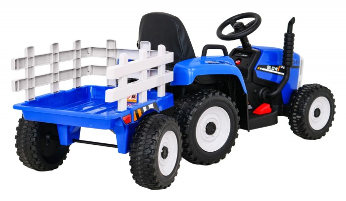 Pojazd Traktor z Przyczepą BLOW Niebieski-7 7766 