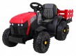 Traktor Titanium Z Przyczepą Czerwony-1 7769 