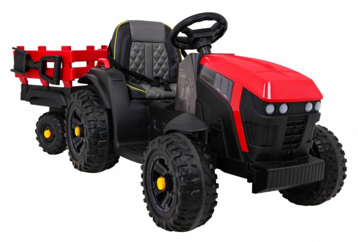 Traktor Titanium Z Przyczepą Czerwony-10 7769 