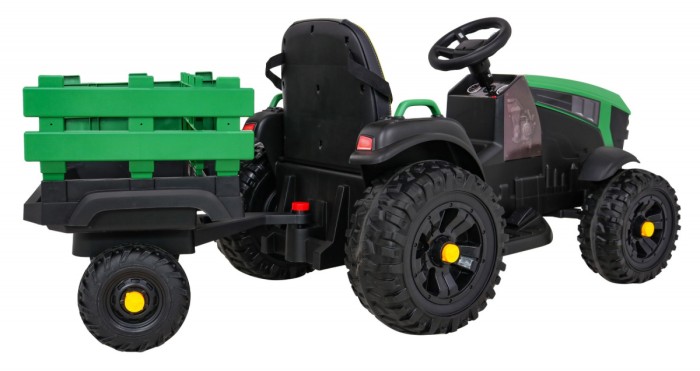 Traktor Titanium Z Przyczepą Zielony-9 7770 