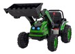 Koparka Traktor na akumulator dla dzieci Zielony + Ruchome Ramię Łyżka + Pilot + Wolny Start + Radio FM + LED-5 7773 