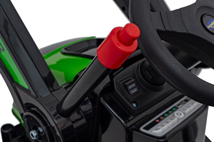 Koparka Traktor na akumulator dla dzieci Zielony + Ruchome Ramię Łyżka + Pilot + Wolny Start + Radio FM + LED-18 7773 