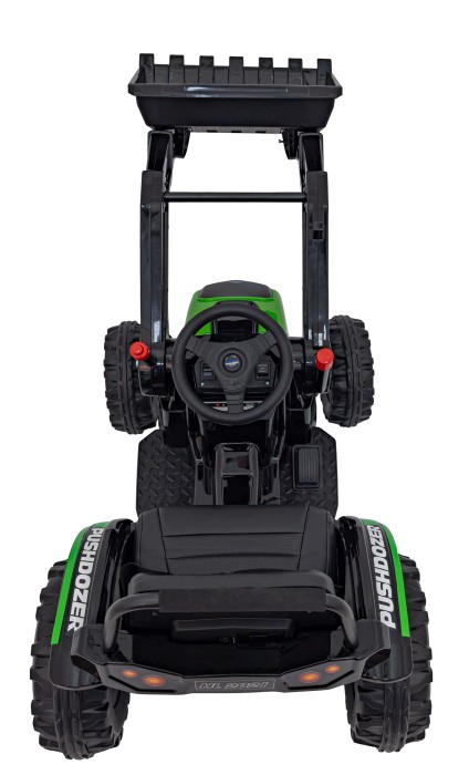 Koparka Traktor na akumulator dla dzieci Zielony + Ruchome Ramię Łyżka + Pilot + Wolny Start + Radio FM + LED-19 7773 