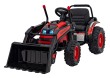 Koparka Traktor na akumulator dla dzieci Czerwony + Ruchome Ramię Łyżka + Pilot + Wolny Start + Radio FM + LED-4 7774 