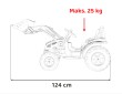 Koparka Traktor na akumulator dla dzieci Czerwony + Ruchome Ramię Łyżka + Pilot + Wolny Start + Radio FM + LED-21 7774 