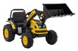 Koparka Traktor na akumulator dla dzieci Żółty + Ruchome Ramię Łyżka + Pilot + Wolny Start + Radio FM + LED-2 7775 