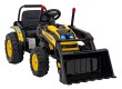 Koparka Traktor na akumulator dla dzieci Żółty + Ruchome Ramię Łyżka + Pilot + Wolny Start + Radio FM + LED-3 7775 