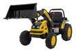 Koparka Traktor na akumulator dla dzieci Żółty + Ruchome Ramię Łyżka + Pilot + Wolny Start + Radio FM + LED-5 7775 