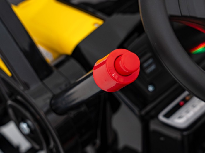 Koparka Traktor na akumulator dla dzieci Żółty + Ruchome Ramię Łyżka + Pilot + Wolny Start + Radio FM + LED-12 7775 