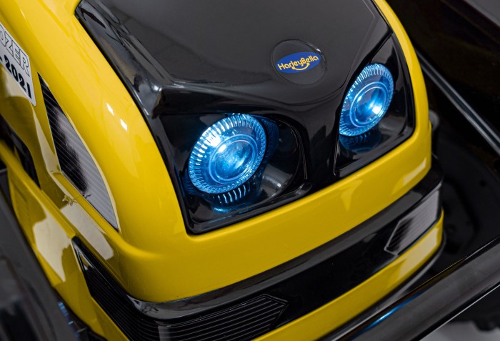 Koparka Traktor na akumulator dla dzieci Żółty + Ruchome Ramię Łyżka + Pilot + Wolny Start + Radio FM + LED-17 7775 